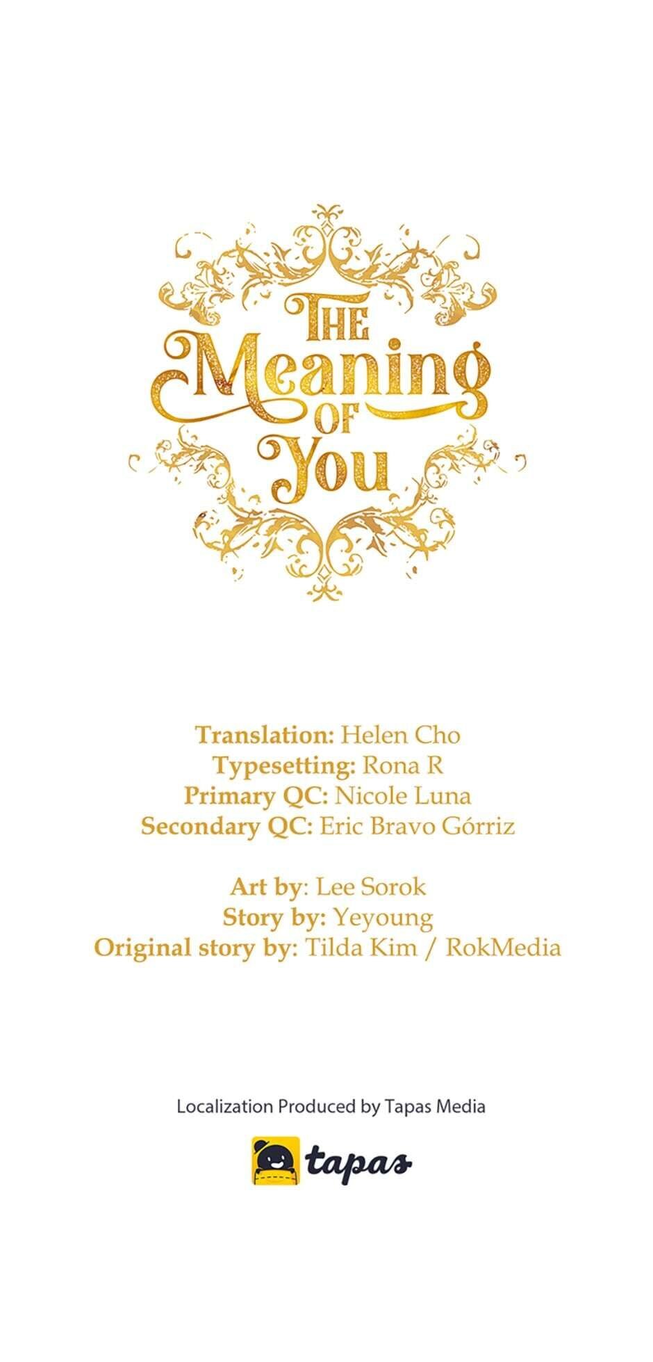 The Meaning Of You - Chapter 43