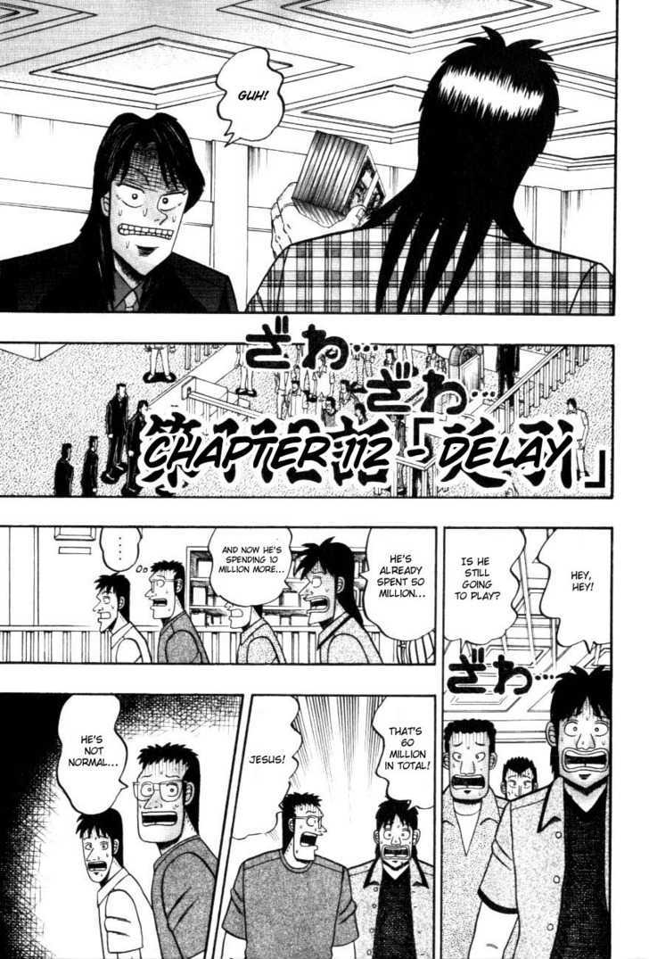 Kaiji - Vol.24 Chapter 112 : Delay