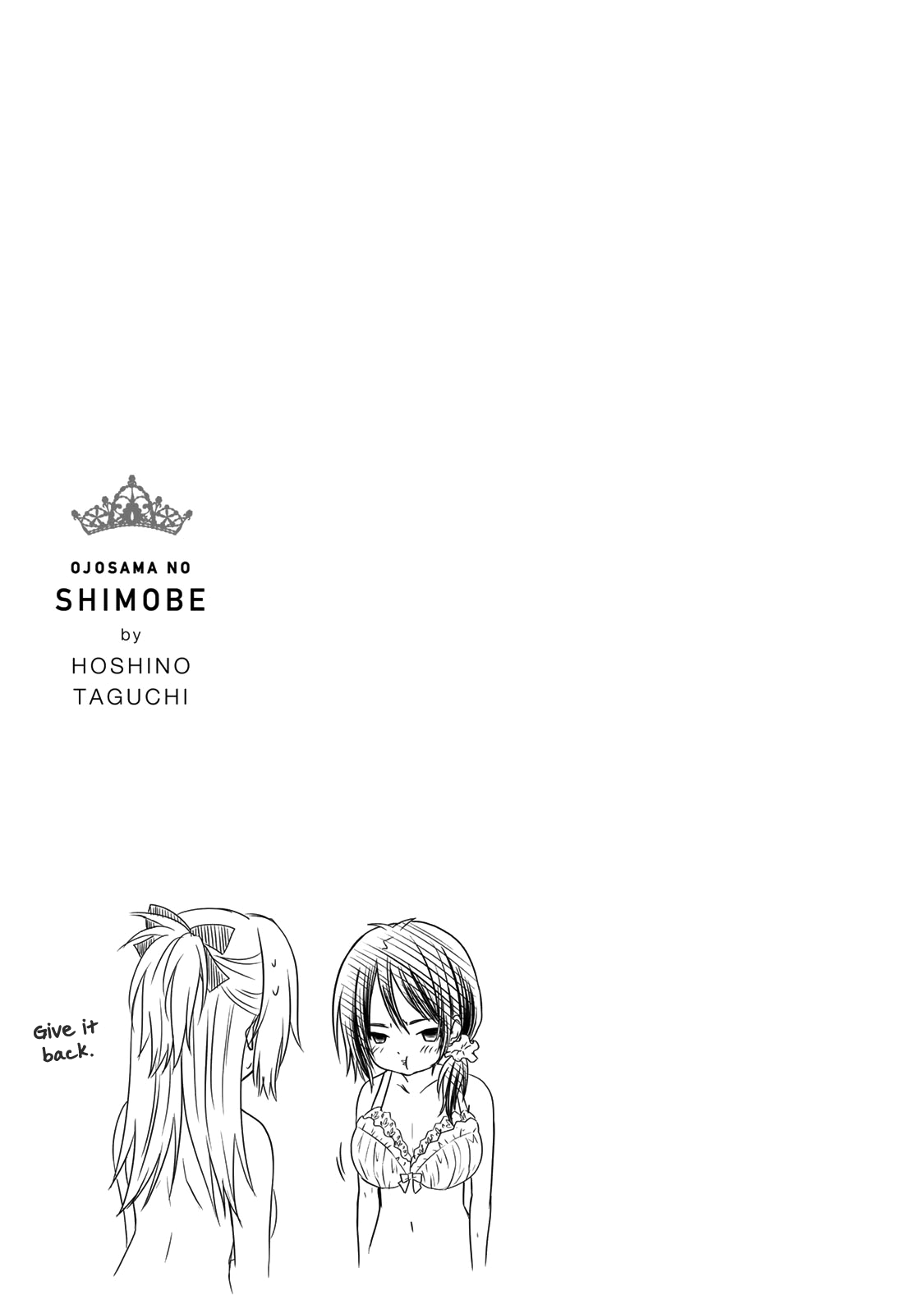 Ojousama No Shimobe - Vol.5 Chapter 37: I Really Love Him