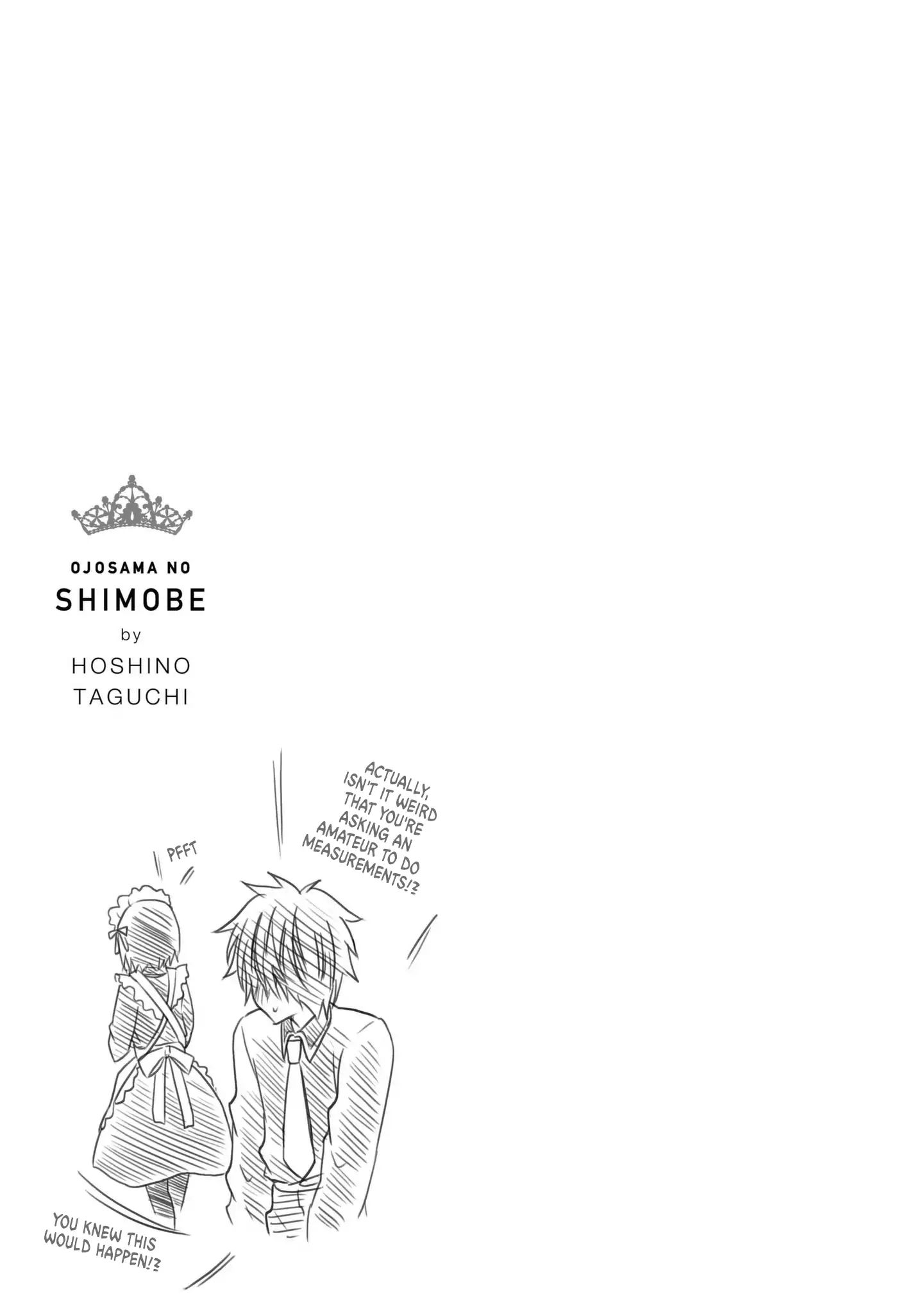 Ojousama No Shimobe - Vol.2 Chapter 15: Let's Make A New Uniform