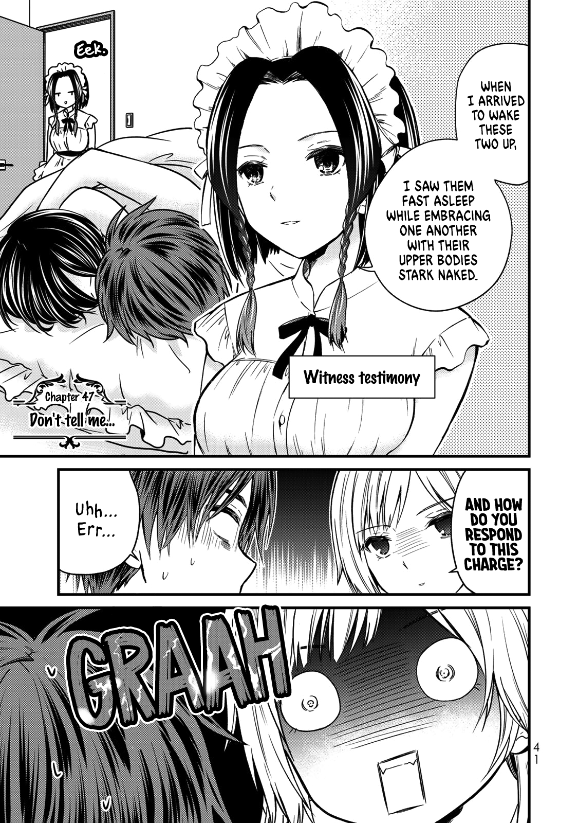 Ojousama No Shimobe - Vol.6 Chapter 47: Don't Tell Me...