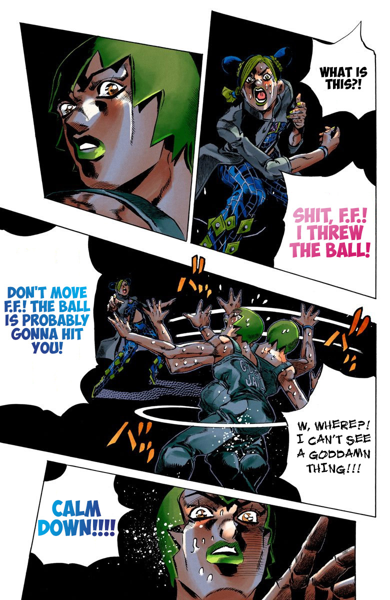 Jojo's Bizarre Adventure Part 6 - Stone Ocean - Vol.5 Chapter 37: Debt Collector Marilyn Manson Part 4