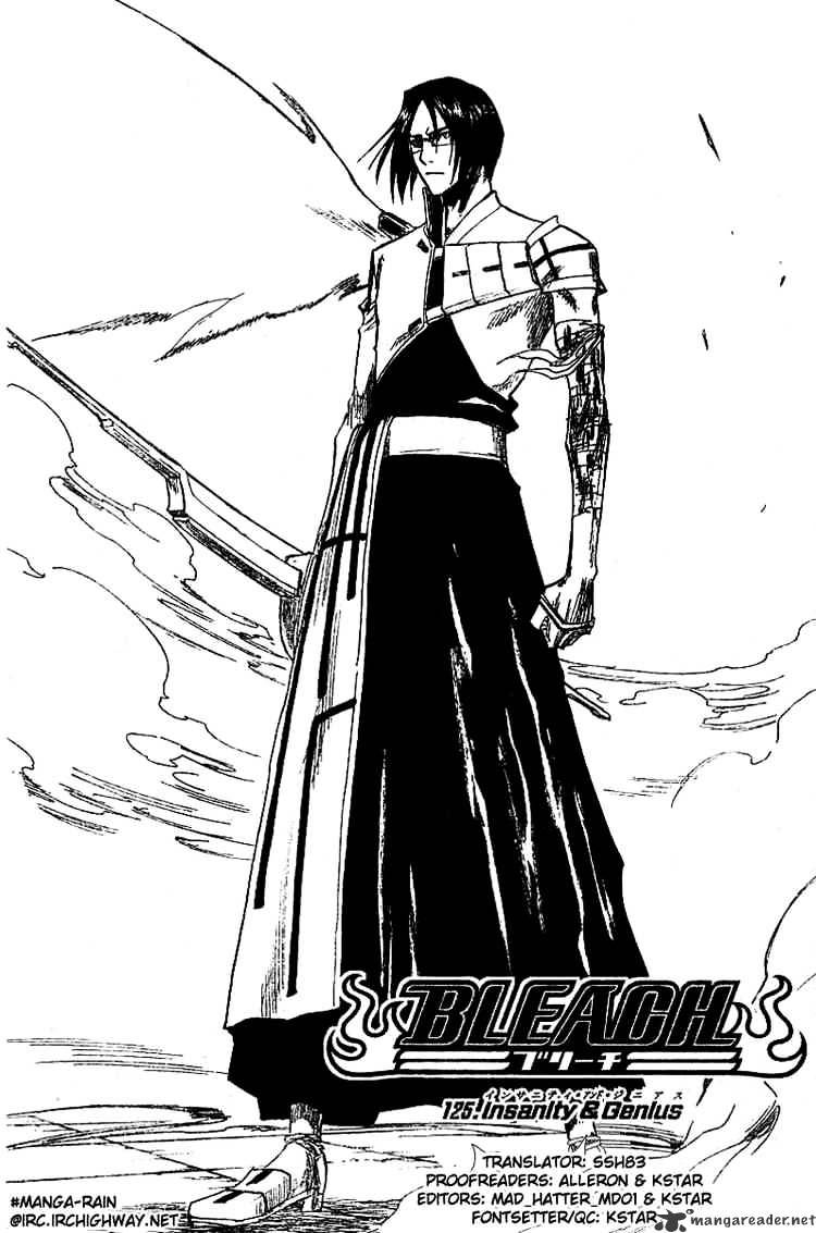 Bleach - Chapter 125 : Insanity And Genius