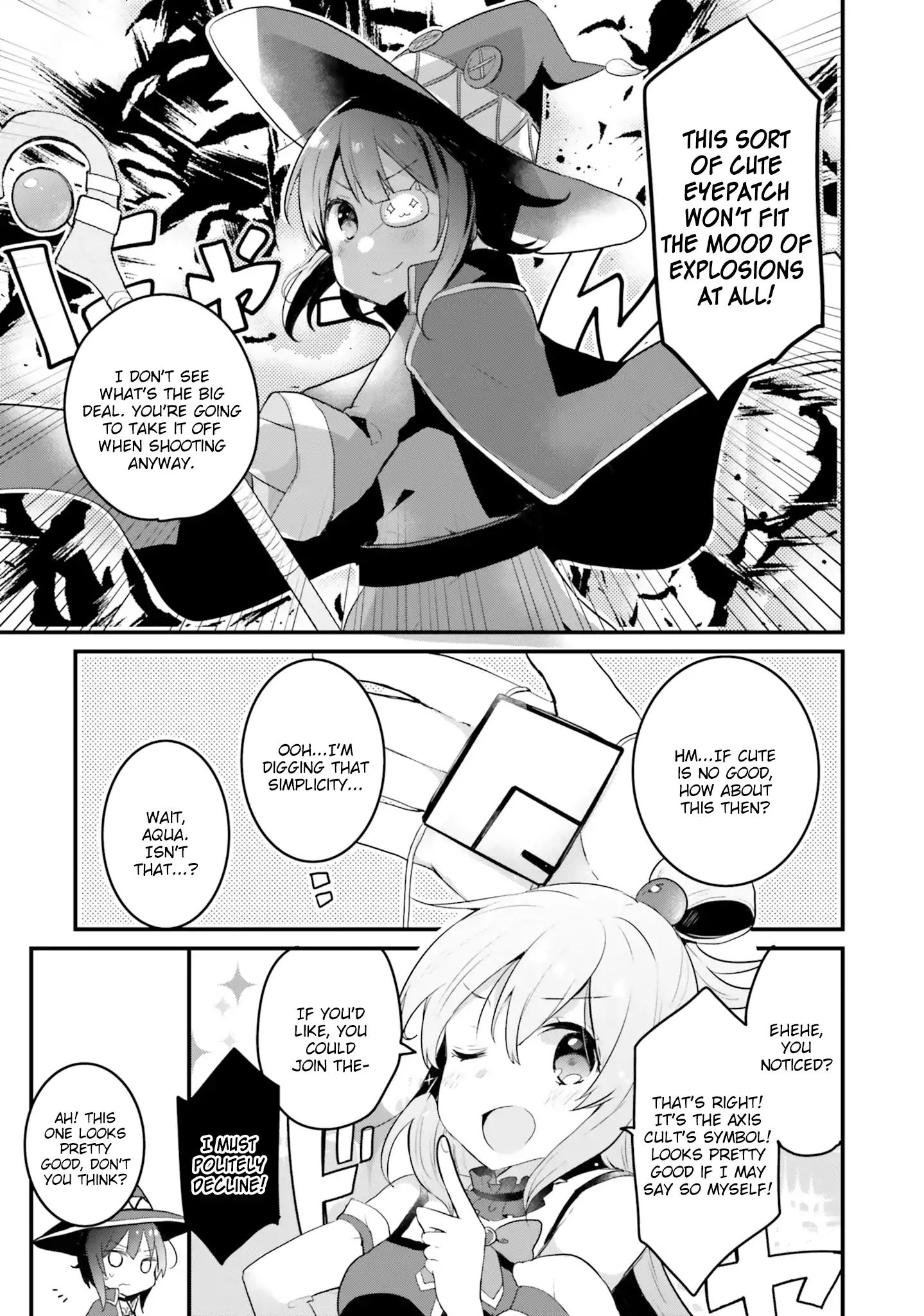 Kono Subarashii Sekai Ni Shukufuku Wo! Megumin Anthology Aka - Chapter 9: Shiroi Hakuto - Explosion Girl And The Precious Eyepatch