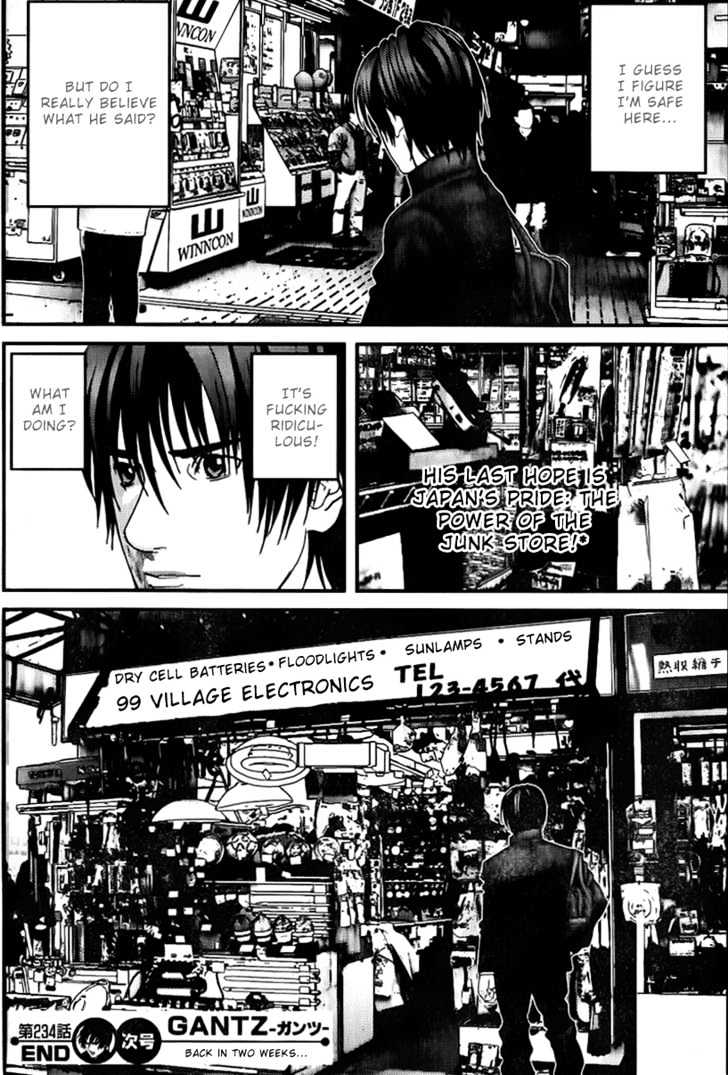 Gantz - Vol.20 Chapter 234 : Hero, Me