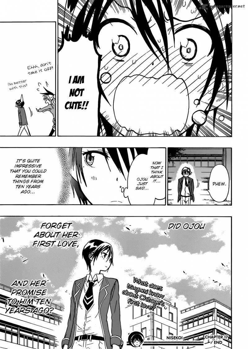 Nisekoi - Chapter 17