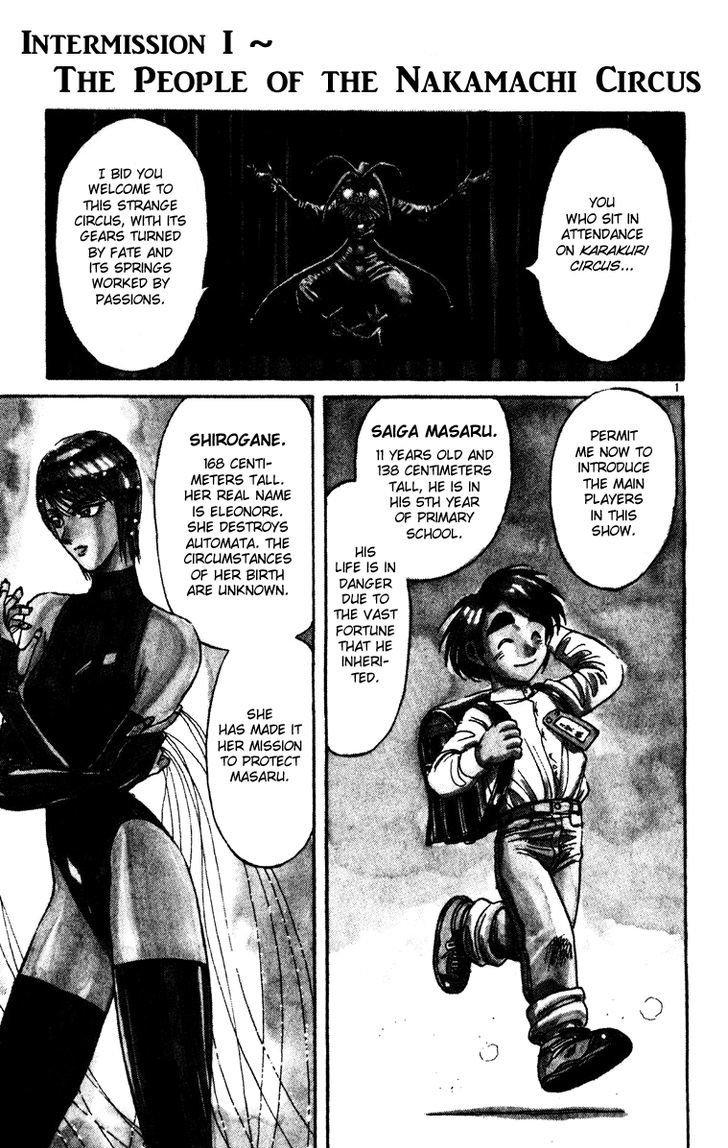 Karakuri Circus - Chapter 210 : Intermission Iã€Œthe People Of The Nakamachi Circus