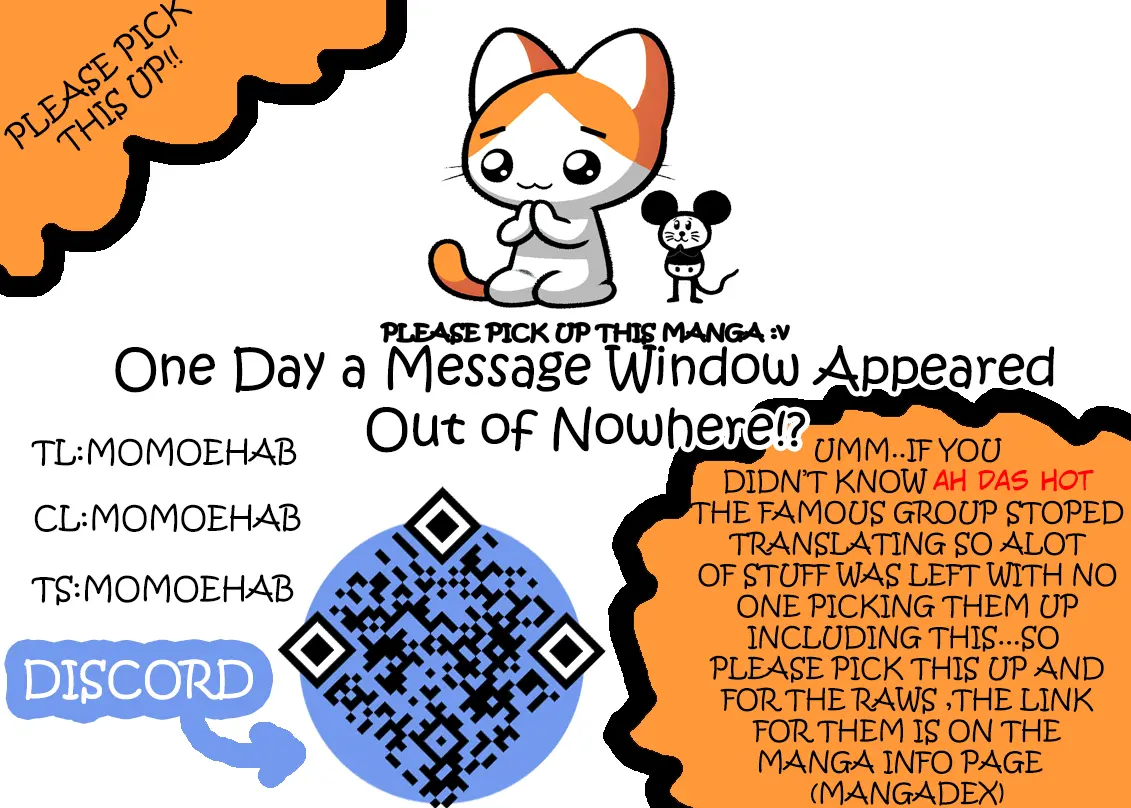 One Day A Message Window Appeared Out Of Nowhere!? - Chapter 7