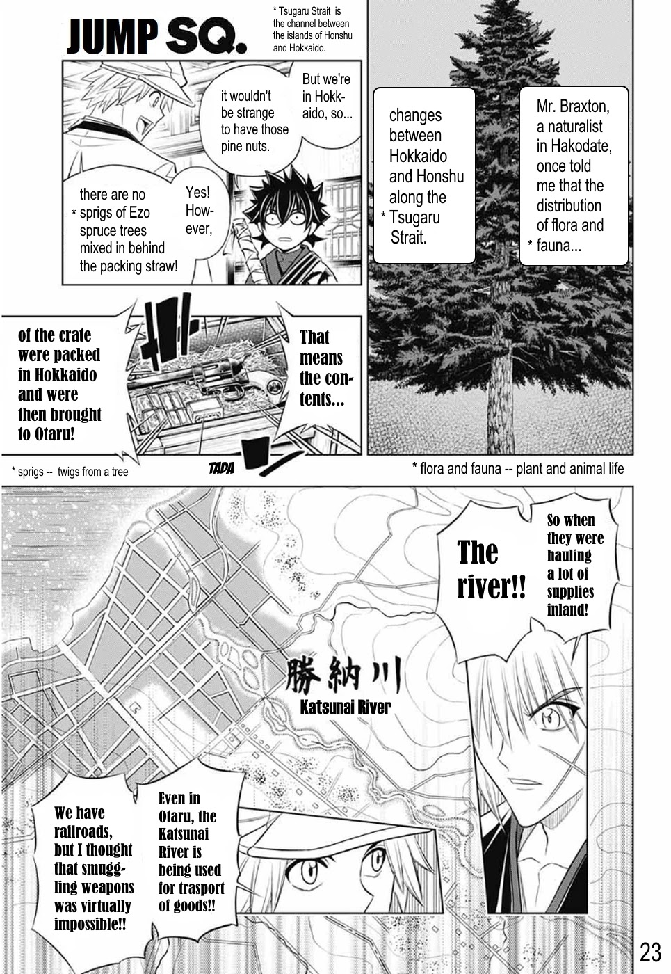 Rurouni Kenshin: Hokkaido Arc - Chapter 27: Ezo Spruce Cones