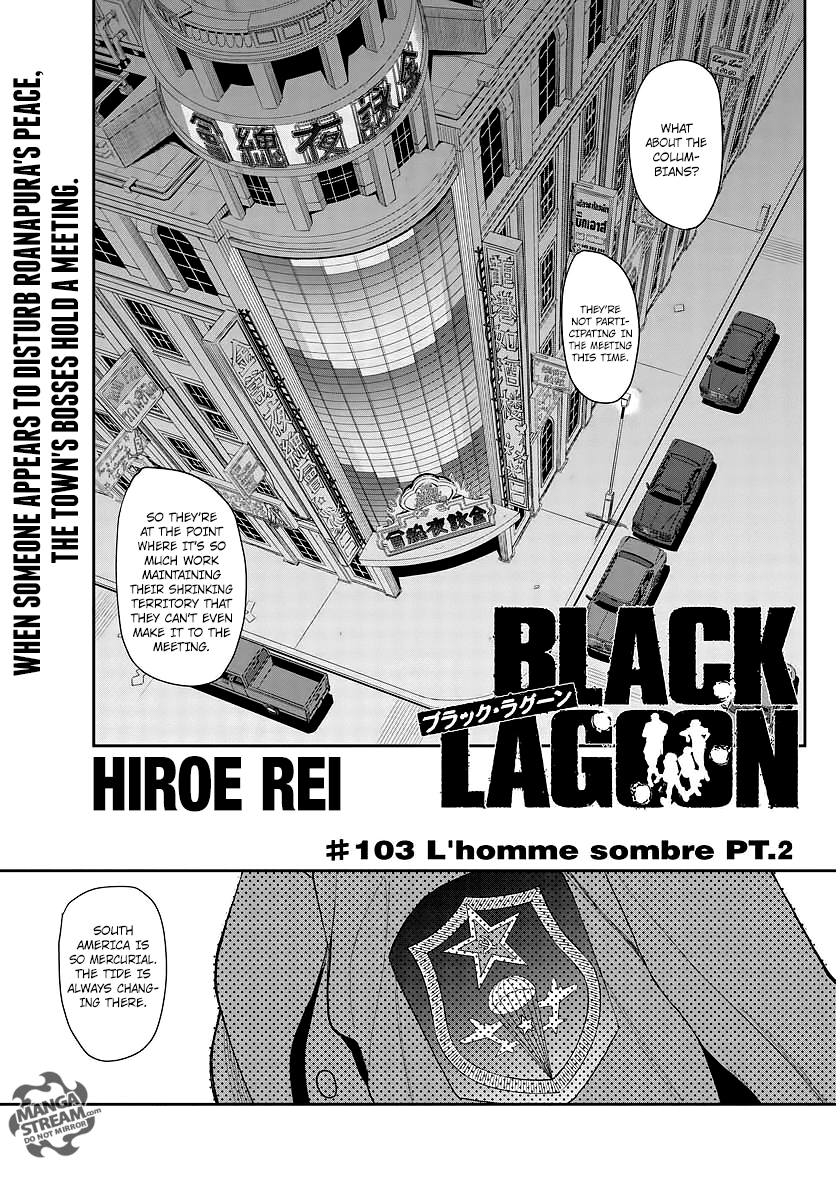 Black Lagoon - Chapter 103: L'homme Sombre Pt.2