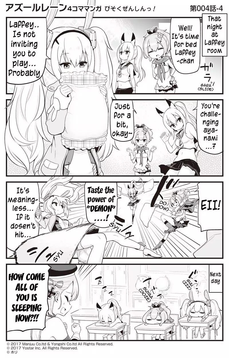 Azur Lane 4-Koma: Slow Ahead - Chapter 4