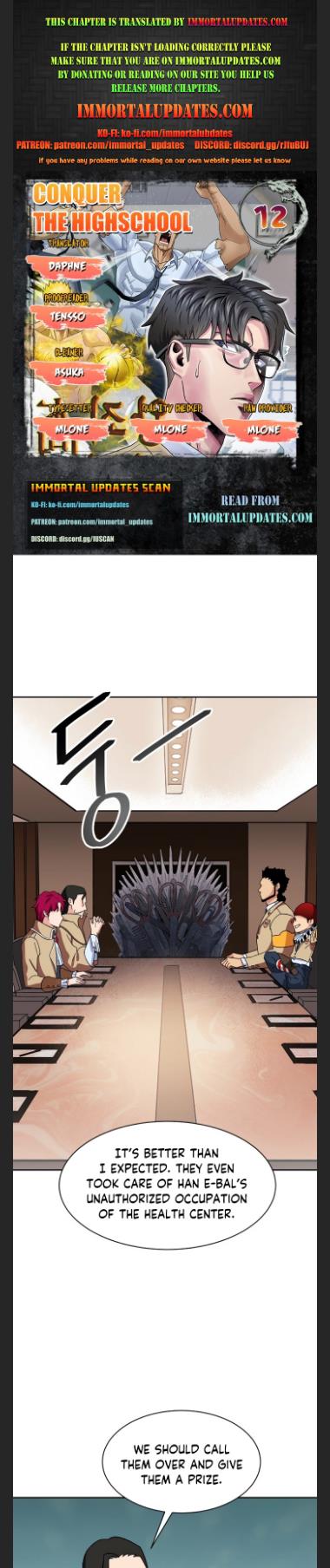 Conquer The Throne Highschool - Chapter 12