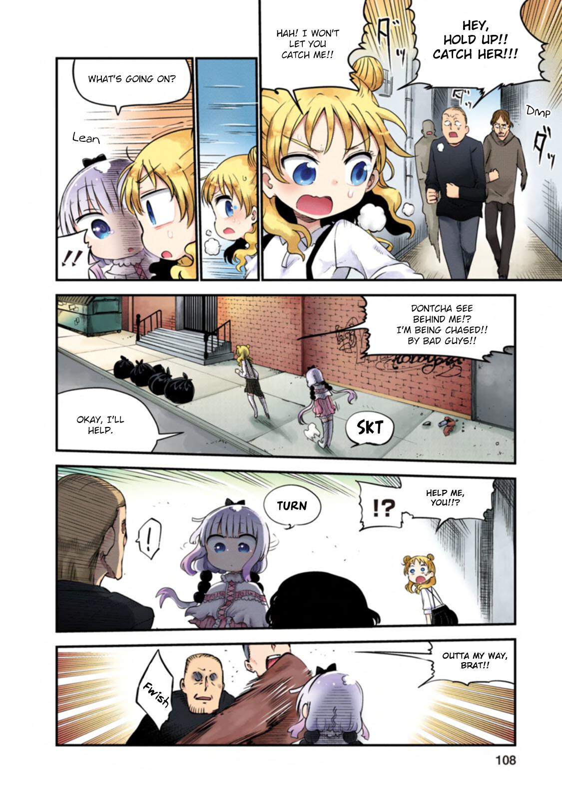 Kobayashi-San Chi No Maid Dragon Full Color Comic - Vol.1 Chapter 8: Kanna In New York