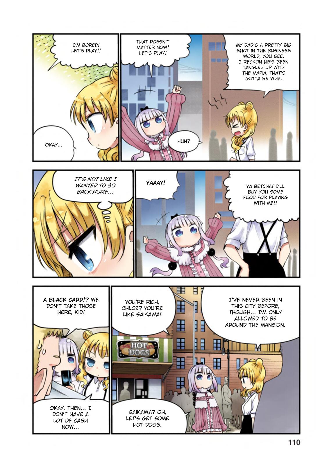 Kobayashi-San Chi No Maid Dragon Full Color Comic - Vol.1 Chapter 8: Kanna In New York