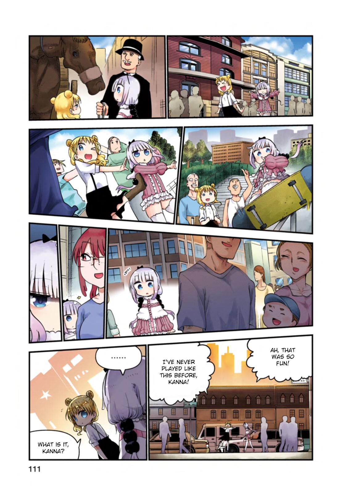 Kobayashi-San Chi No Maid Dragon Full Color Comic - Vol.1 Chapter 8: Kanna In New York