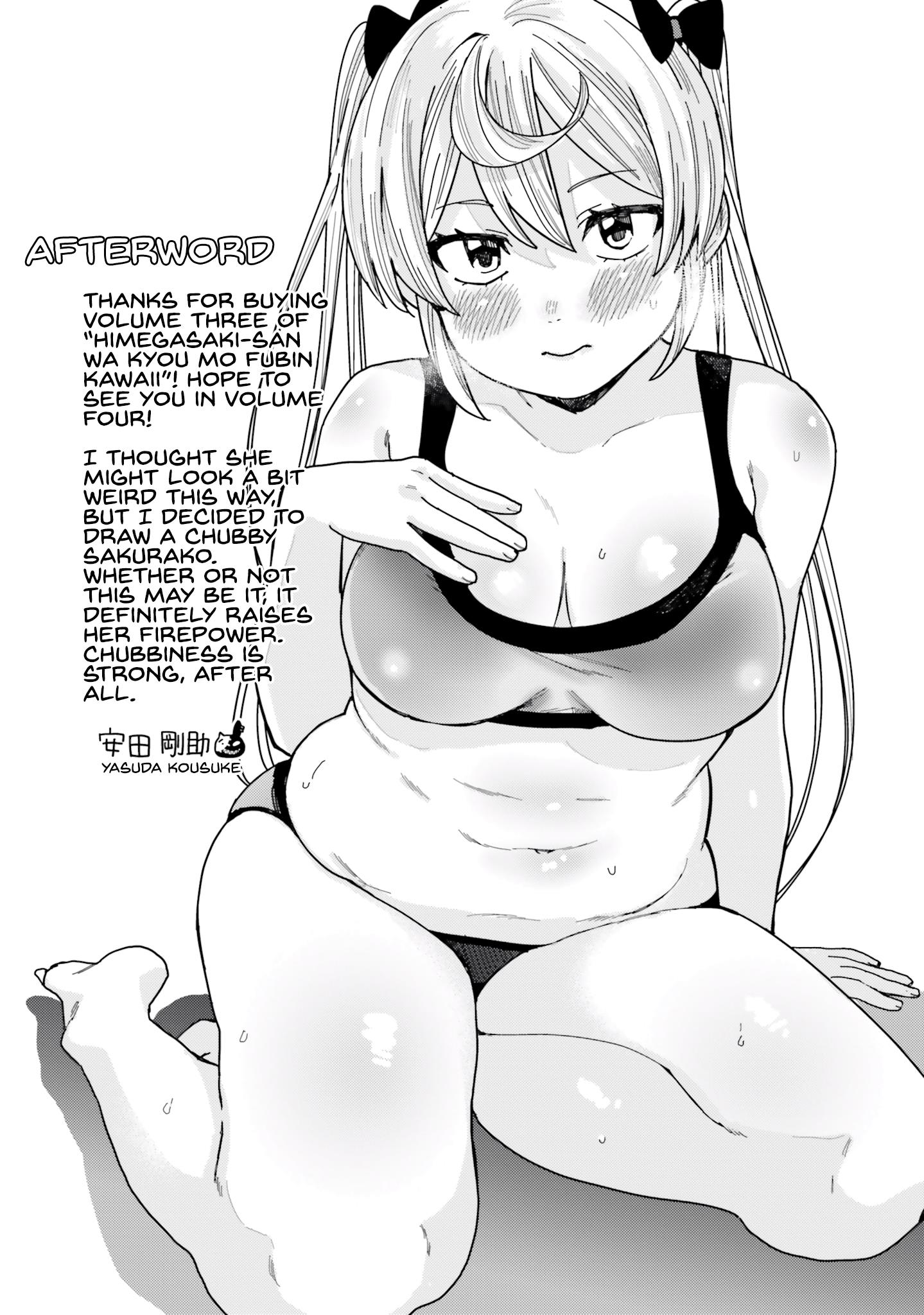 Himegasaki Sakurako Wa Kyoumo Fubin Kawaii! - Chapter 24.5: Afterword