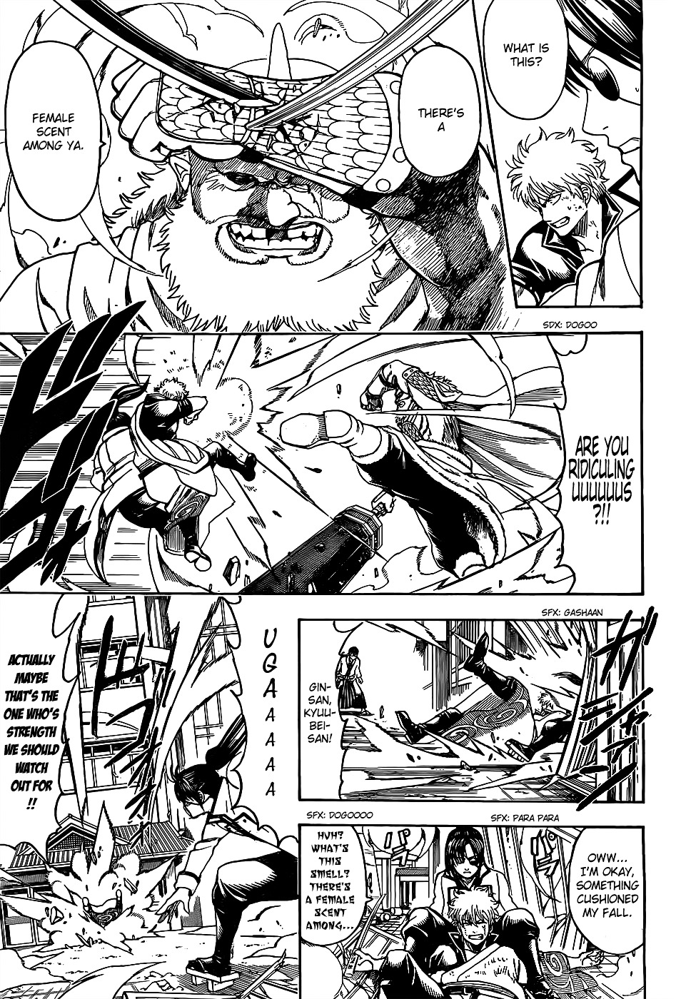 Gintama - Vol.69 Chapter 618 : Logs Can Be Weapons, Houses, Or Even A Mode Of Transport; They Re Pretty Convenient