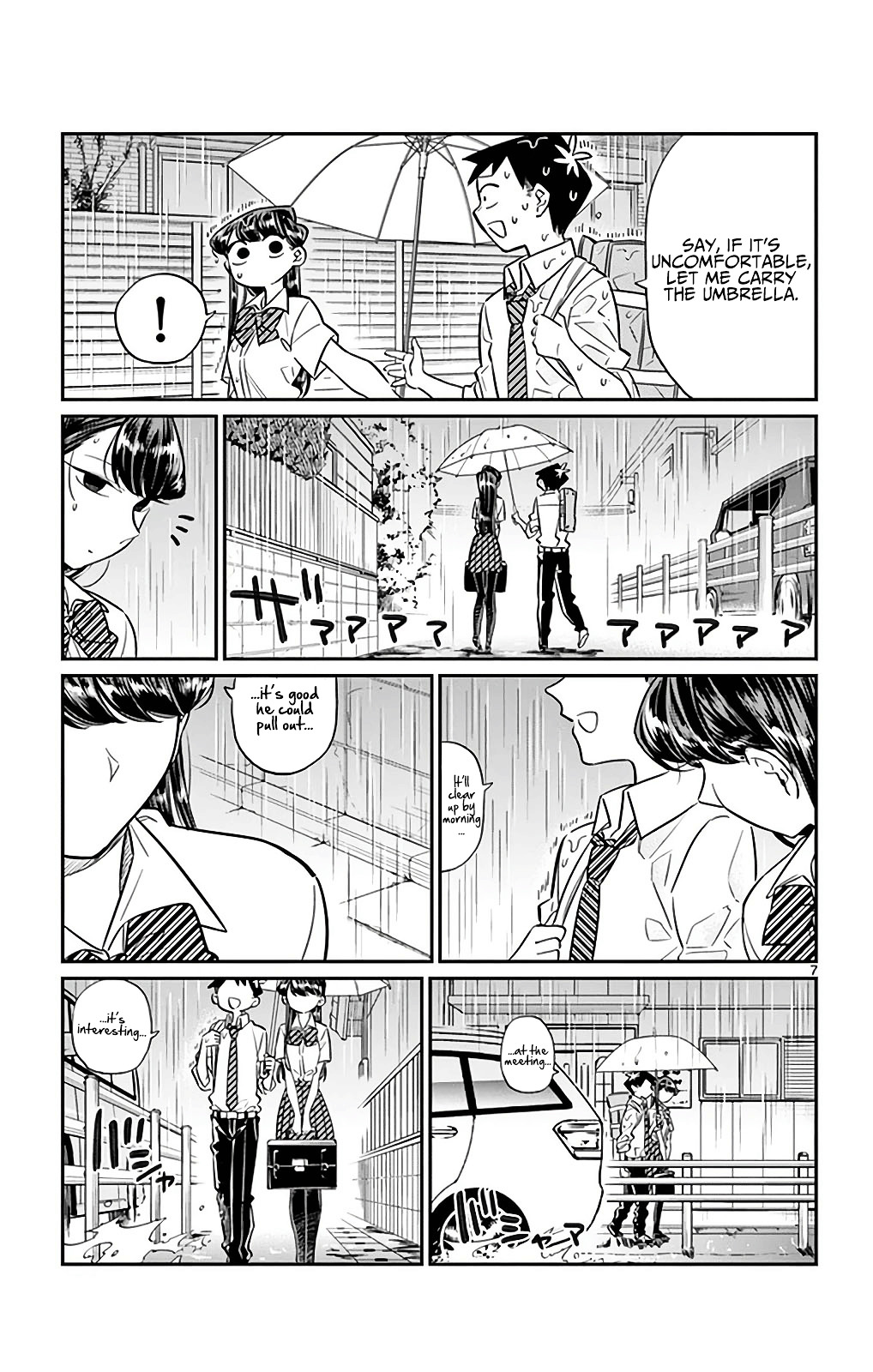 Komi-San Wa Komyushou Desu - Vol.2 Chapter 30: It's Raining