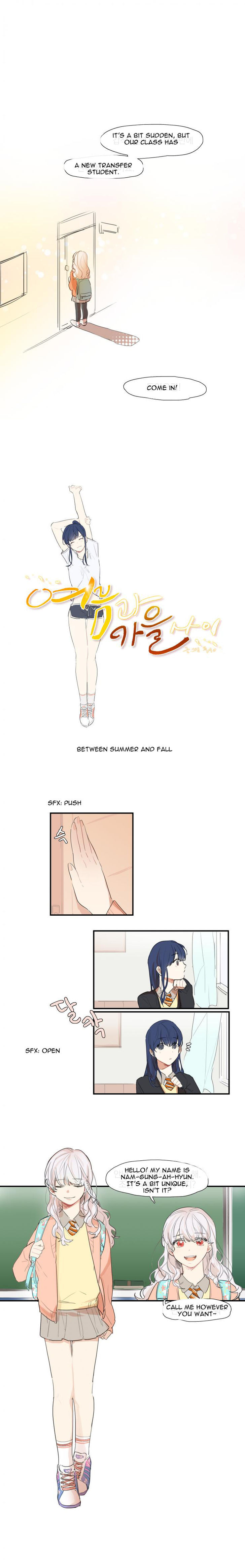 Between Summer And Fall - Chapter 3