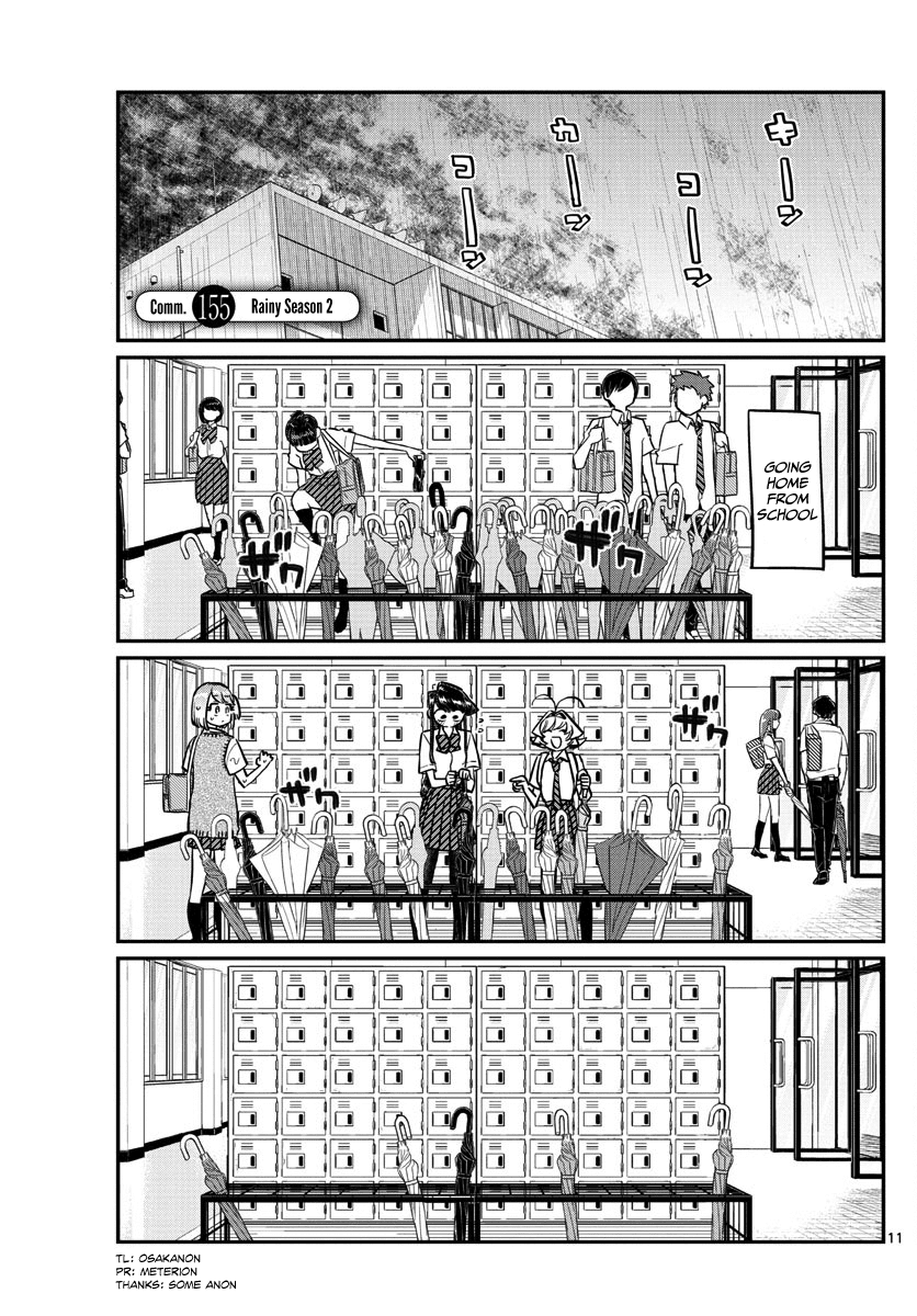 Komi-San Wa Komyushou Desu - Vol.11 Chapter 155: Rainy Season 2