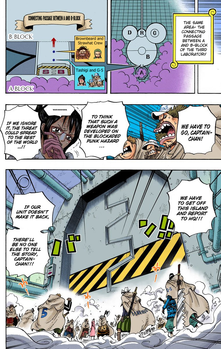 One Piece - Digital Colored Comics - Vol.69 Chapter 680: G-5 Commander "Kichiku" Vergo