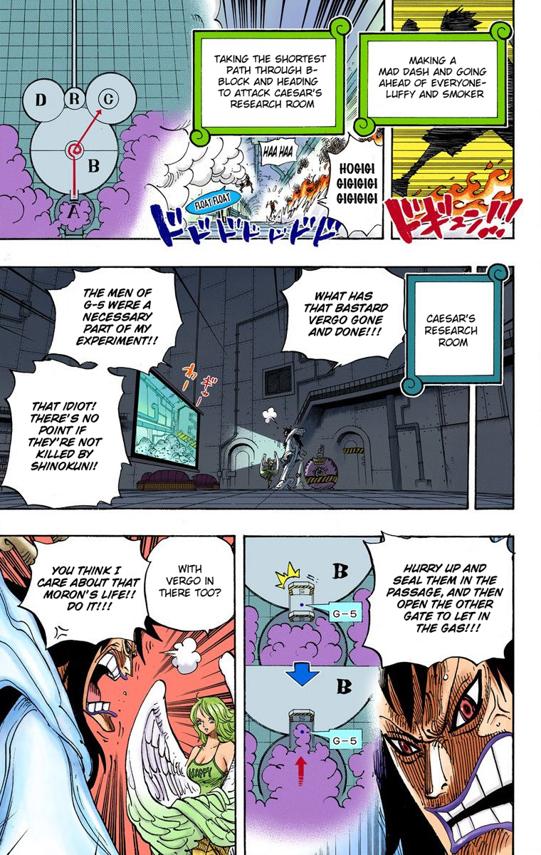 One Piece - Digital Colored Comics - Vol.69 Chapter 680: G-5 Commander "Kichiku" Vergo