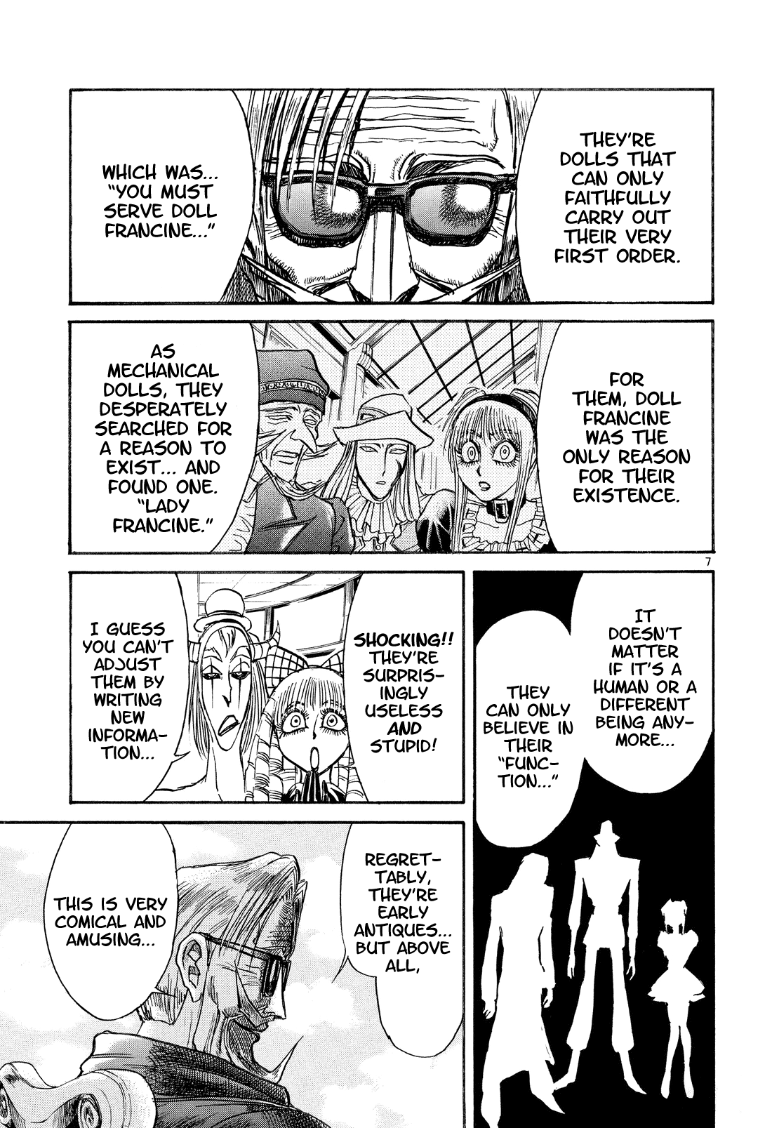 Karakuri Circus - Chapter 358: Deus Ex Machina - Act 25: Head To Harry!!