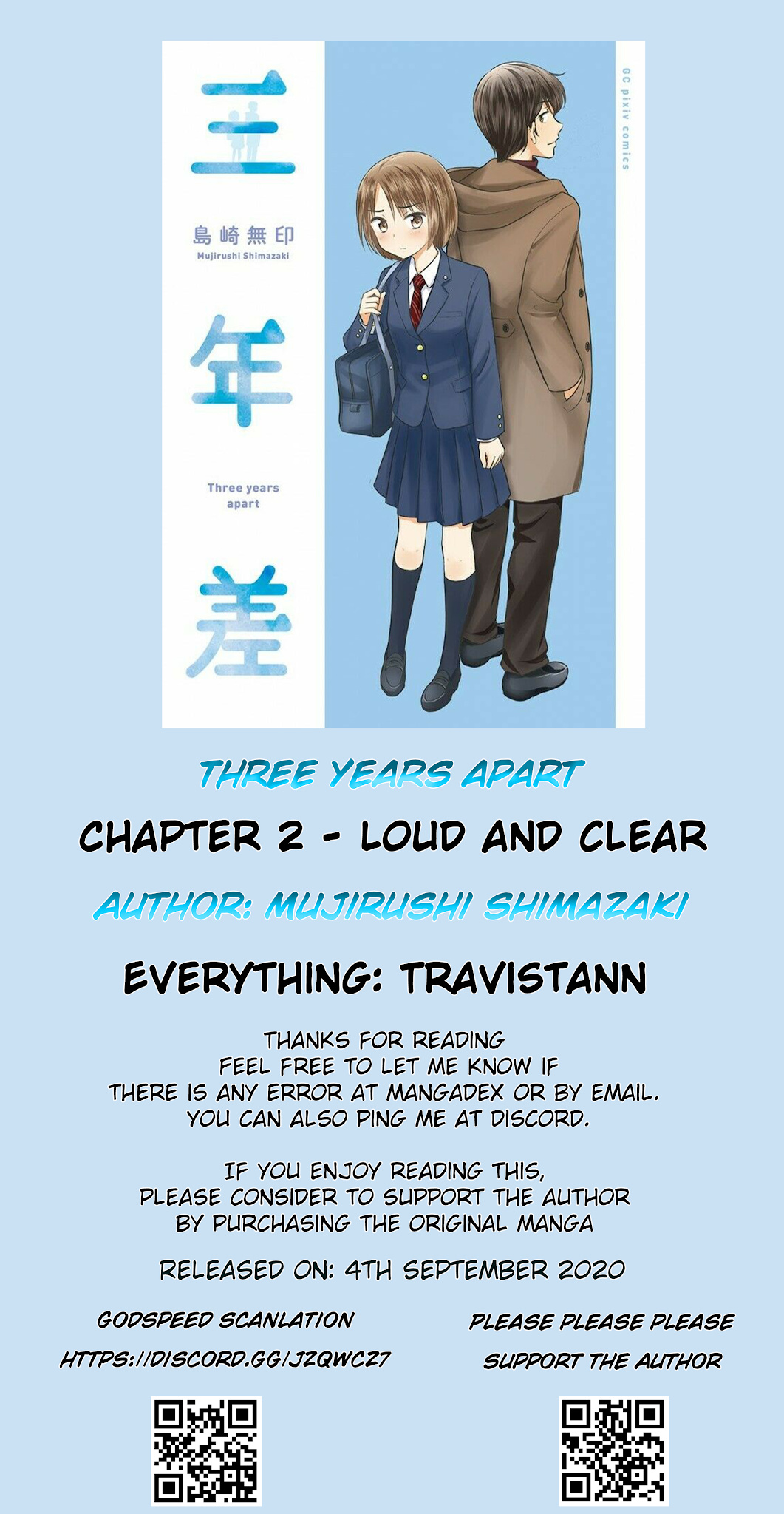 Three Years Apart - Chapter 2: Loud And Clear