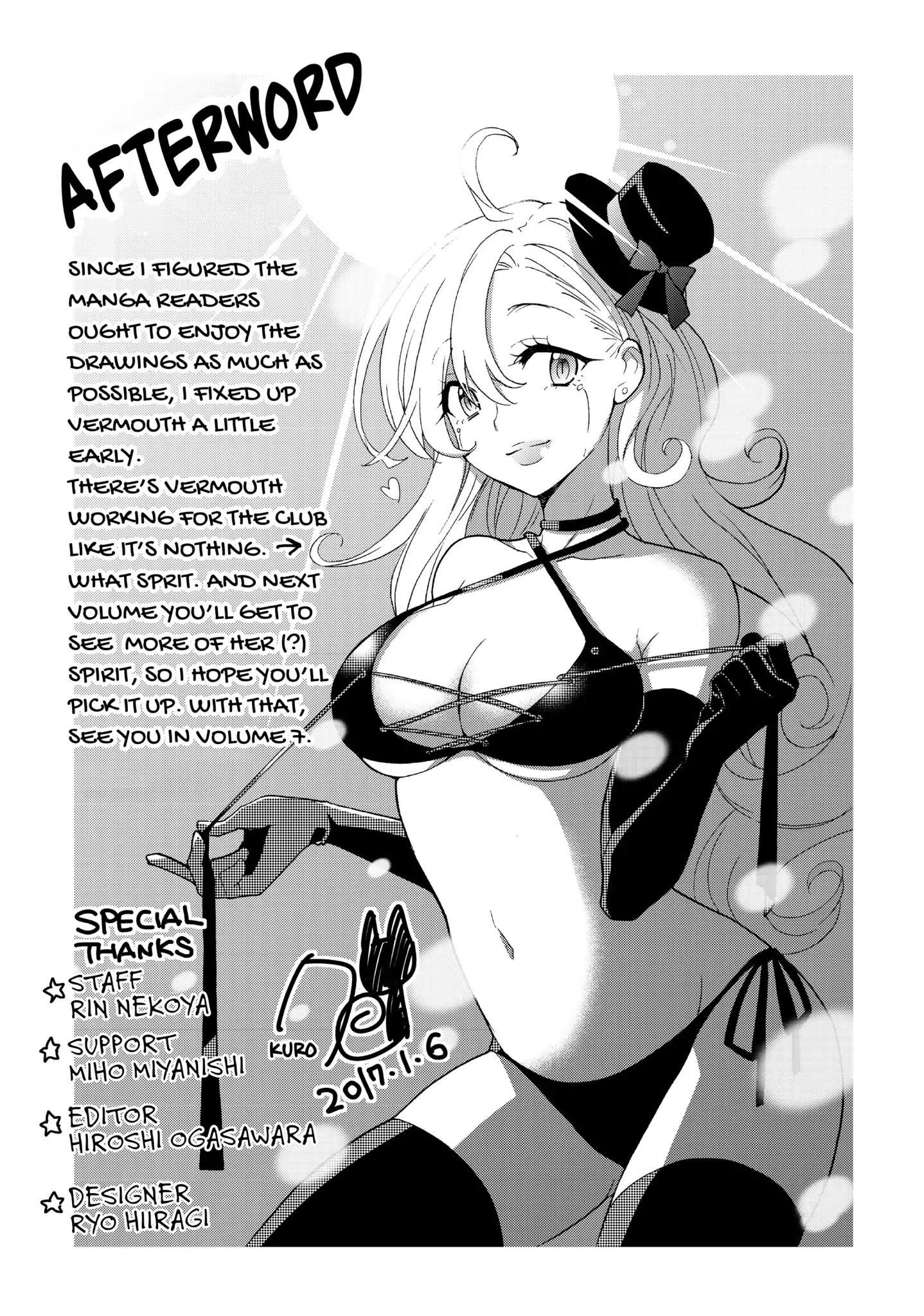 Clockwork Planet - Vol.6 Afterword