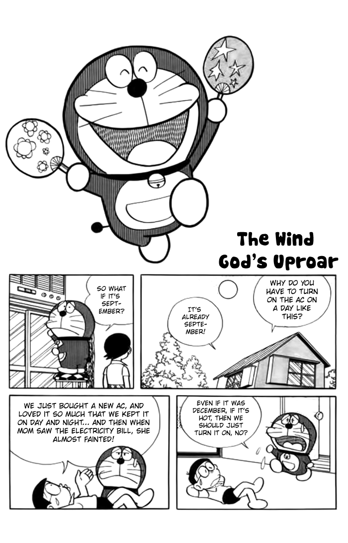 Doraemon - Vol.13 Chapter 243: The Wind God's Uproar