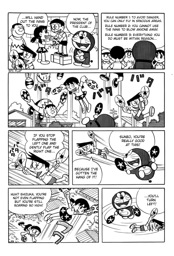 Doraemon - Vol.13 Chapter 243: The Wind God's Uproar