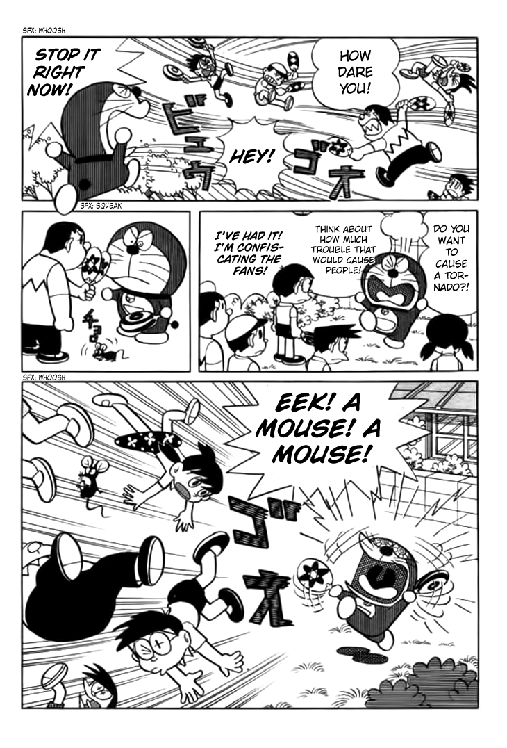 Doraemon - Vol.13 Chapter 243: The Wind God's Uproar