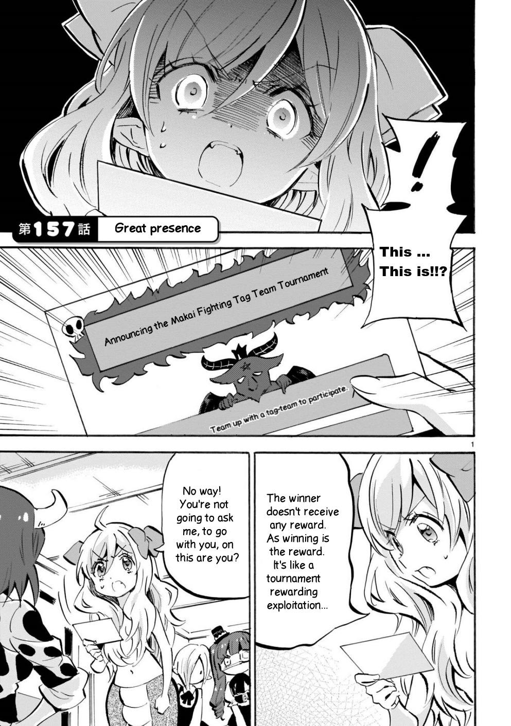 Jashin-Chan Dropkick - Vol.14 Chapter 157: Great Presence