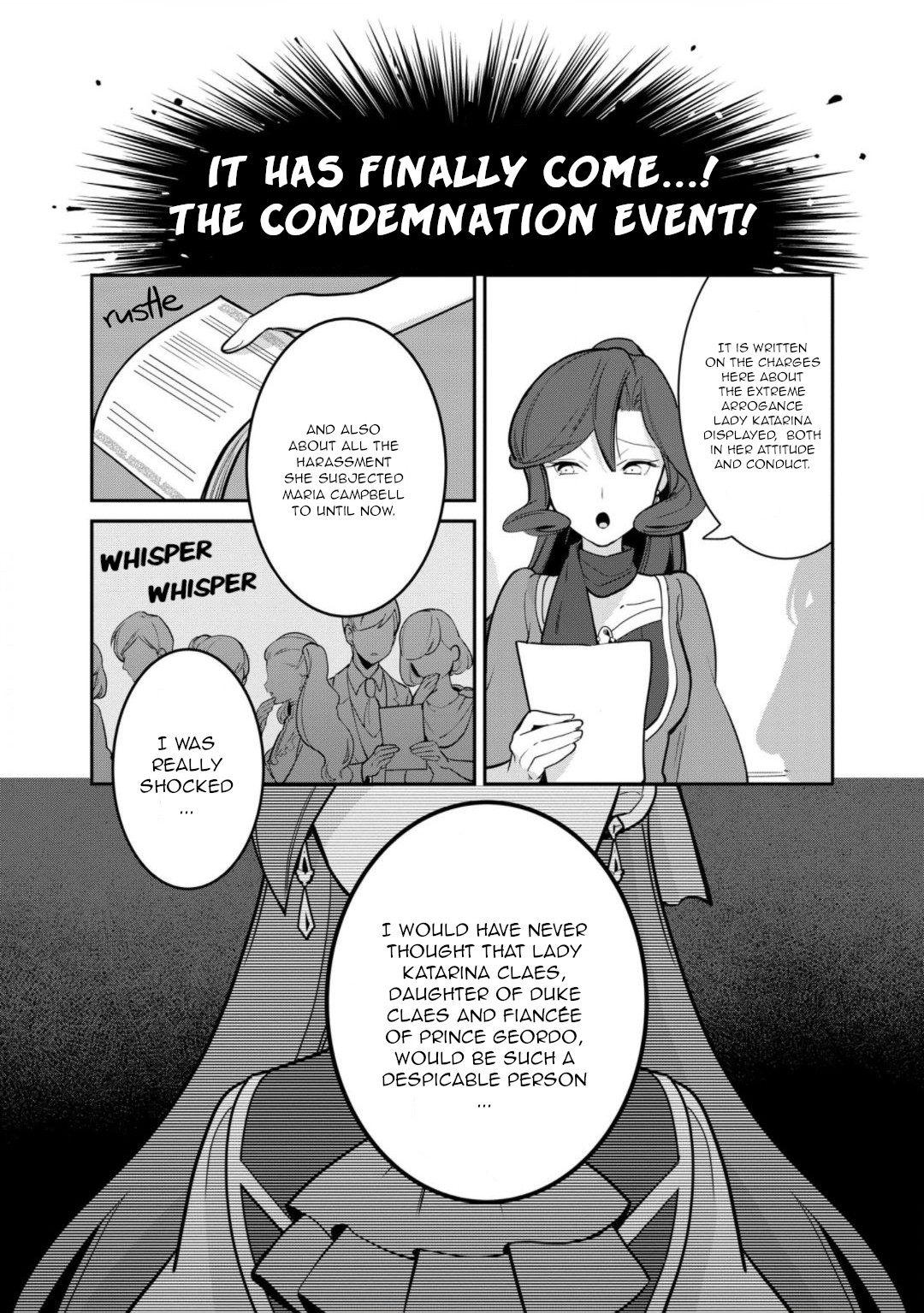 I Reincarnated Into An Otome Game As A Villainess With Only Destruction Flags... In A Dire Situation!? Verge Of Destruction Arc - Chapter 17