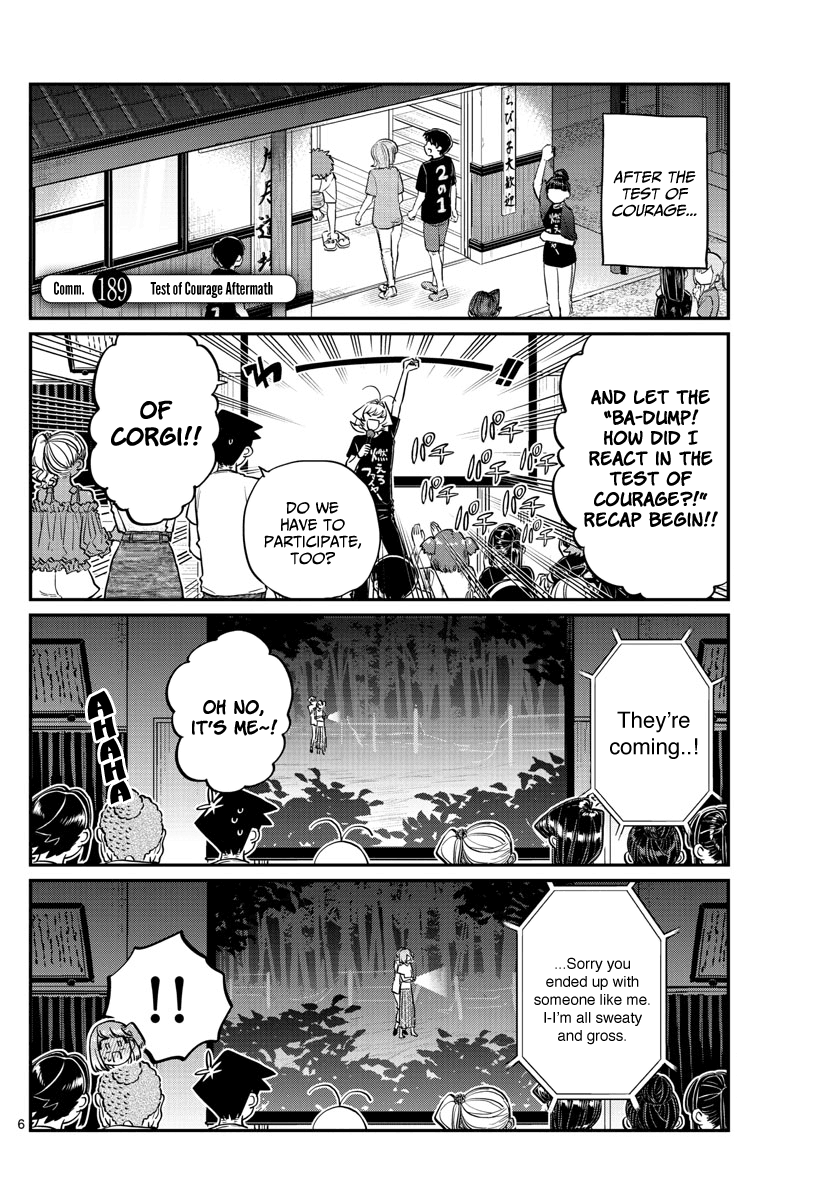 Komi-San Wa Komyushou Desu - Chapter 189: Test Of Courage Aftermath