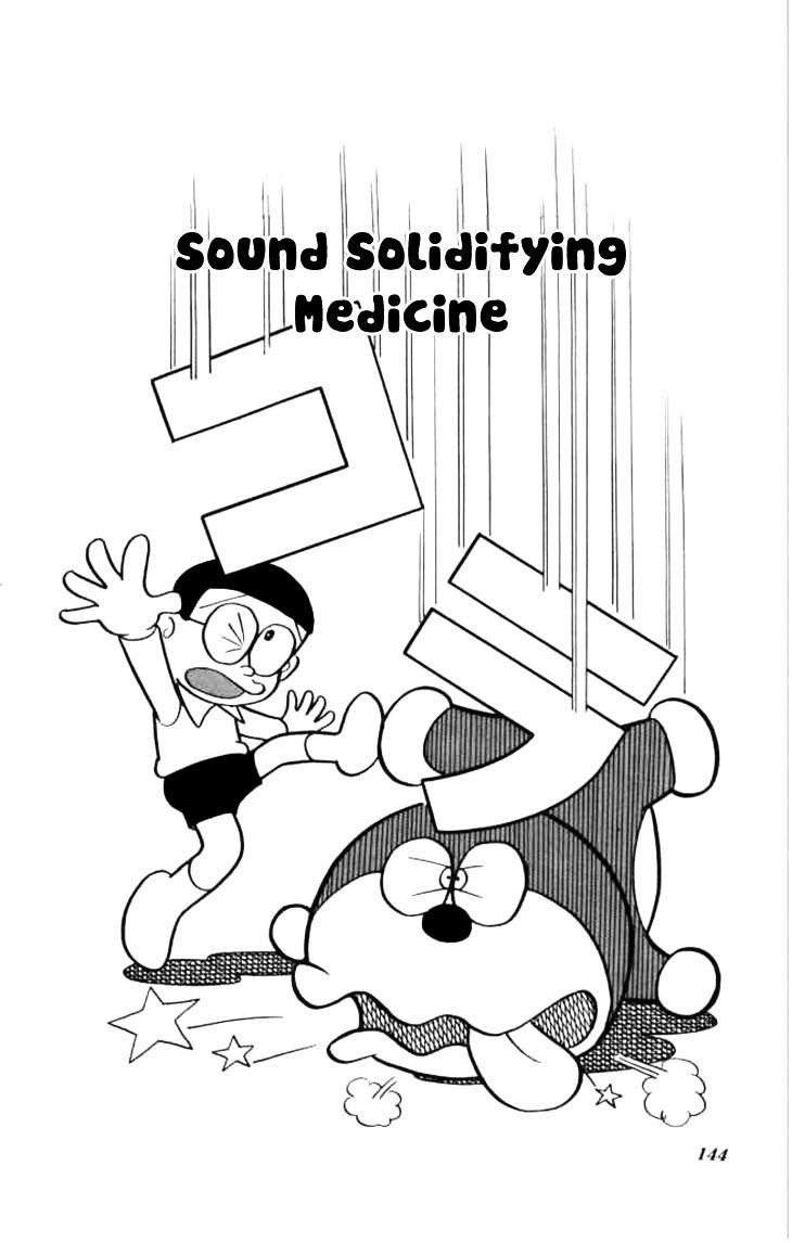 Doraemon - Vol.12 Chapter 223 : Sound Solidifying Medicine