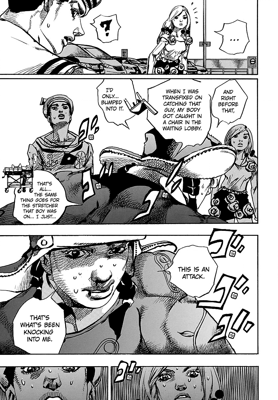 Jojo's Bizarre Adventure Part 8: Jojolion - Vol.21 Chapter 85: The Head Doctor Of Tg University Hospital Part 2