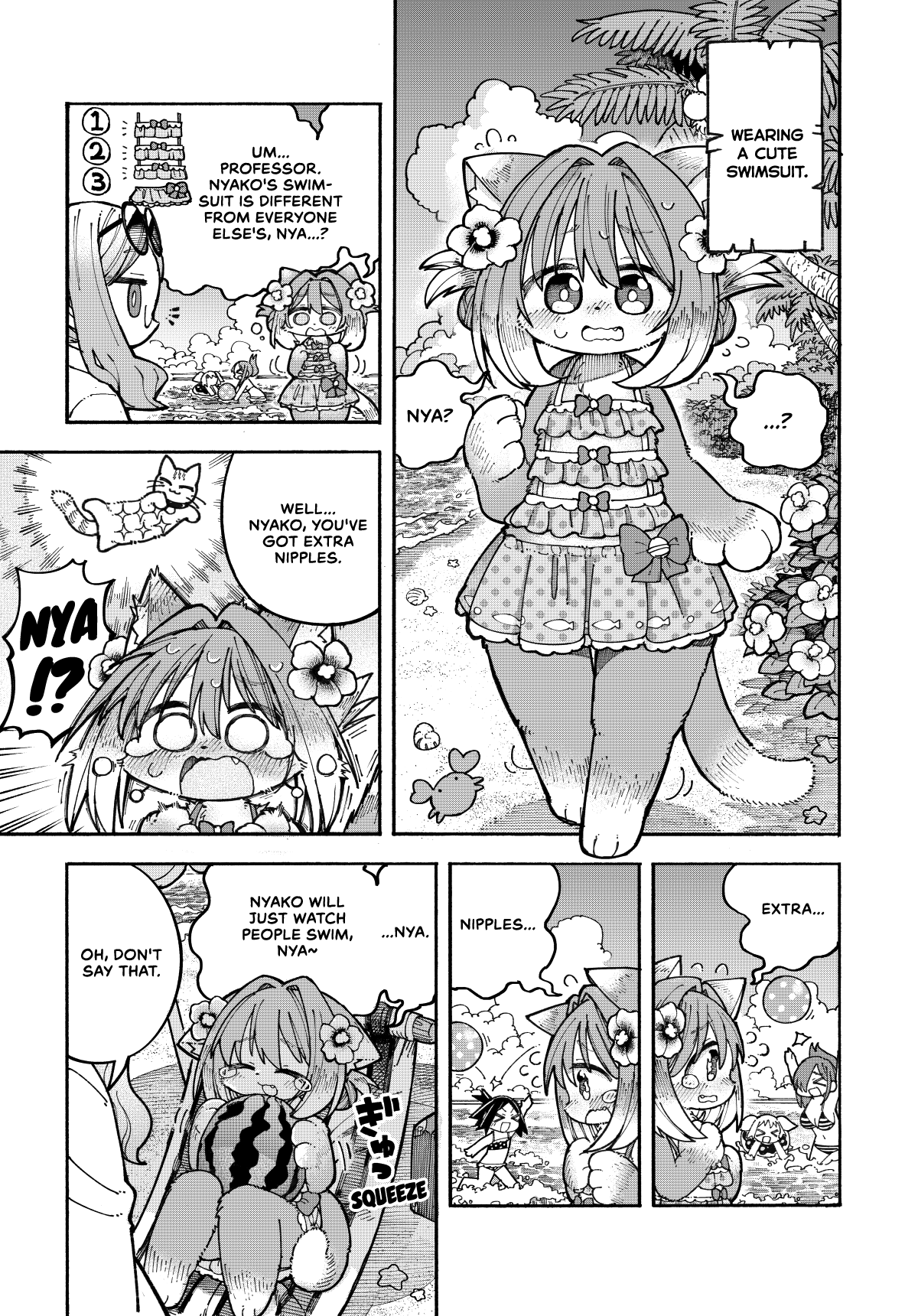 Nyako To Hakase - Vol.1 Chapter 2: Embarassing Swimsuit