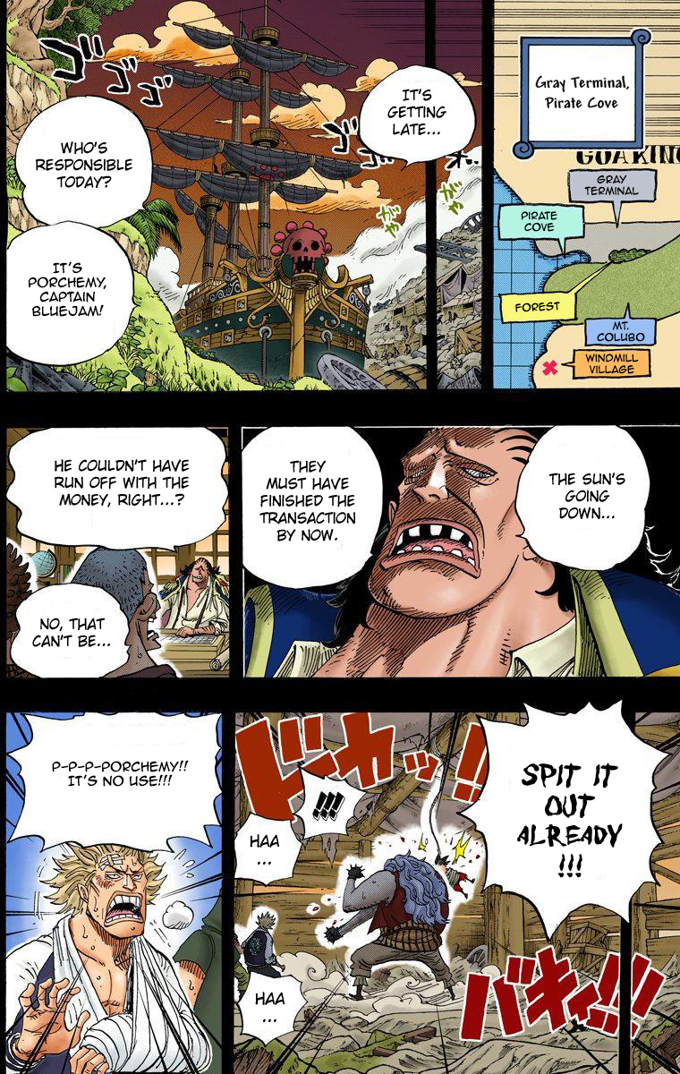 One Piece - Digital Colored Comics - Vol.59 Chapter 584: The Porchemy Incident