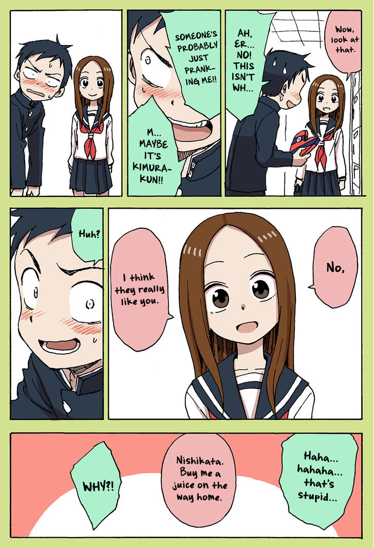 Karakai Jouzu No Takagi-San - Vol.3 Chapter 27.5 : Valentine S Special Pt.1-2