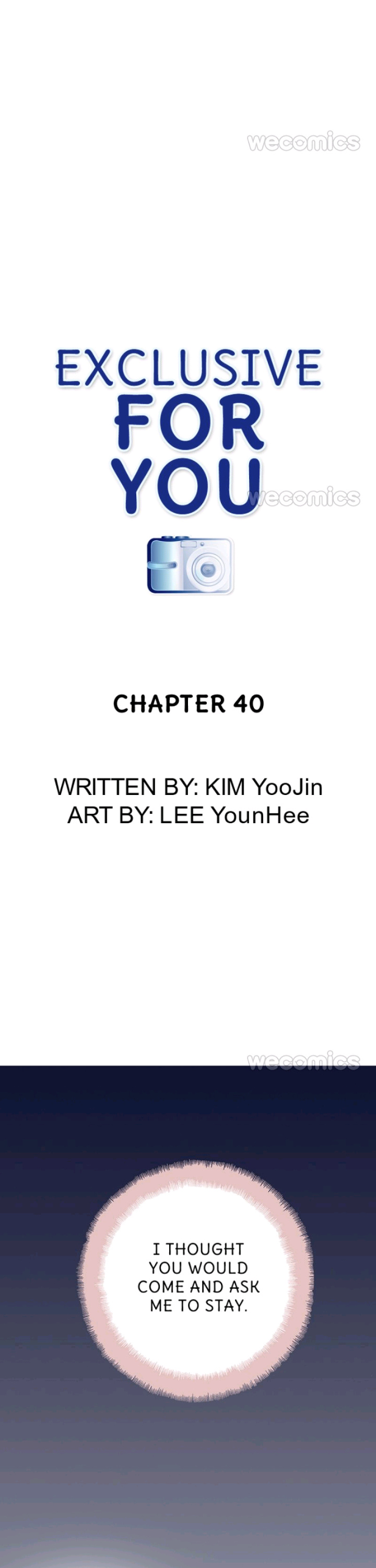 Exclusive For You - Chapter 40