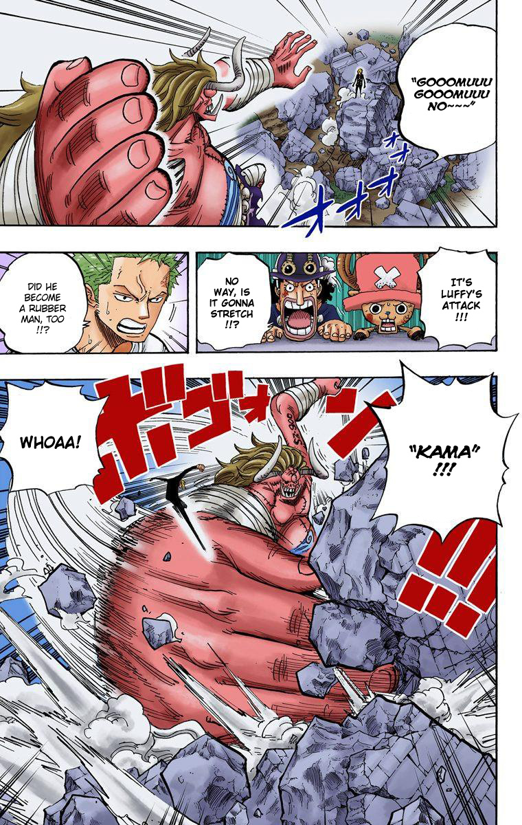 One Piece - Digital Colored Comics - Vol.48 Chapter 470: Oz Vs The Strawhat Crew