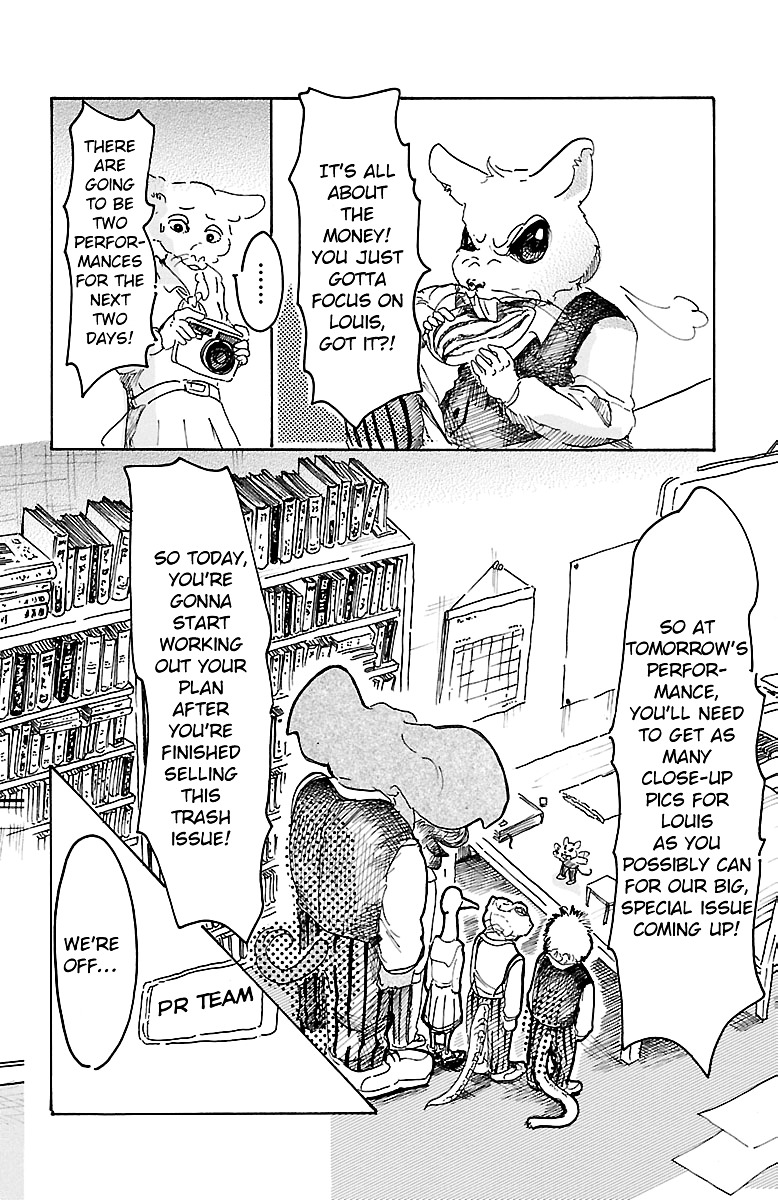 Beastars - Vol.2 Chapter 11 : Like Glass On Your Gums