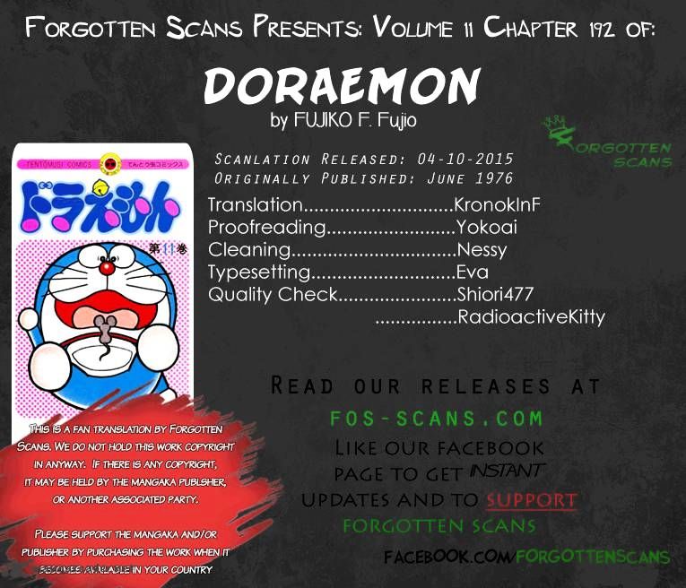 Doraemon - Vol.9 Chapter 192