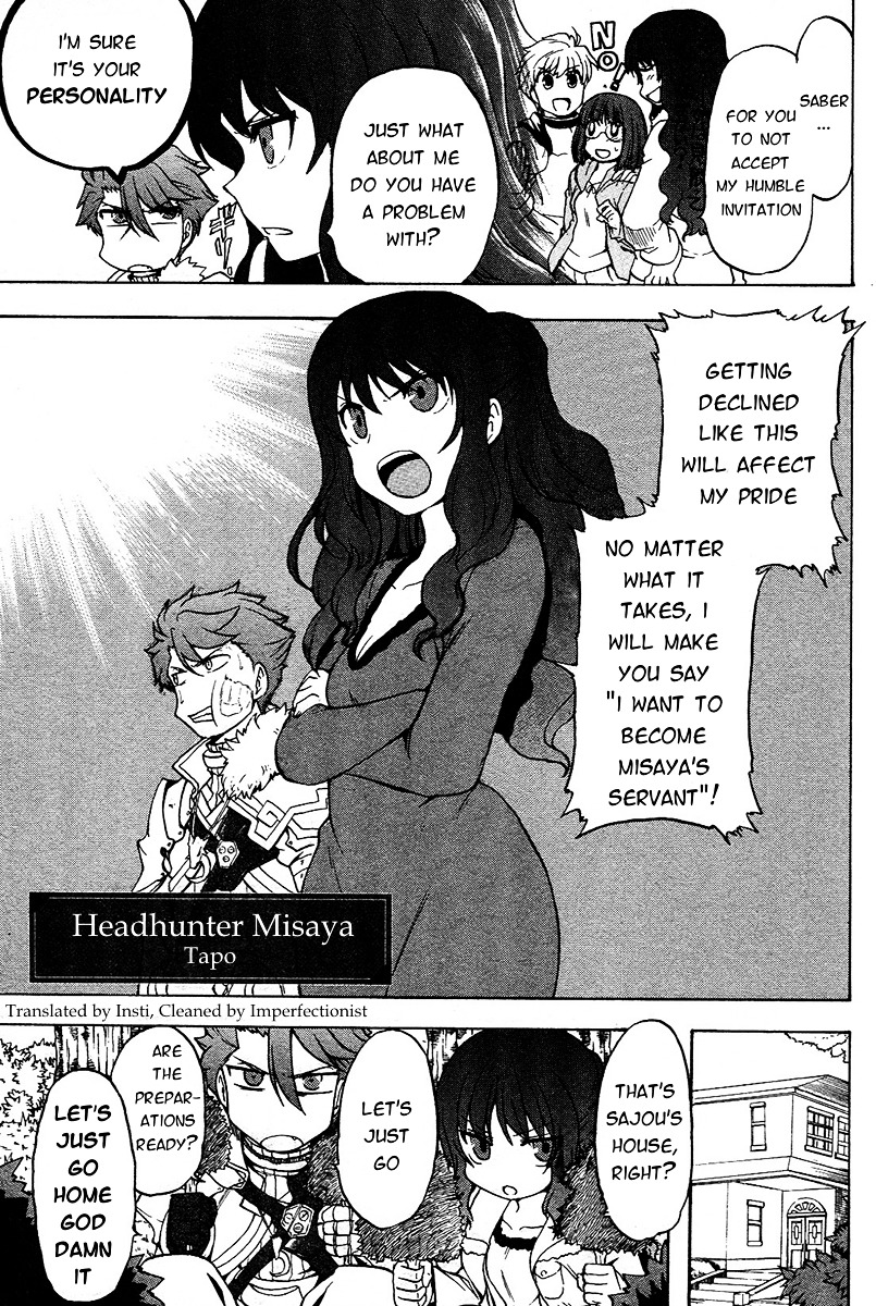 Fate/Prototype - Tribute Phantasm - Chapter 4 : Headhunter Misaya