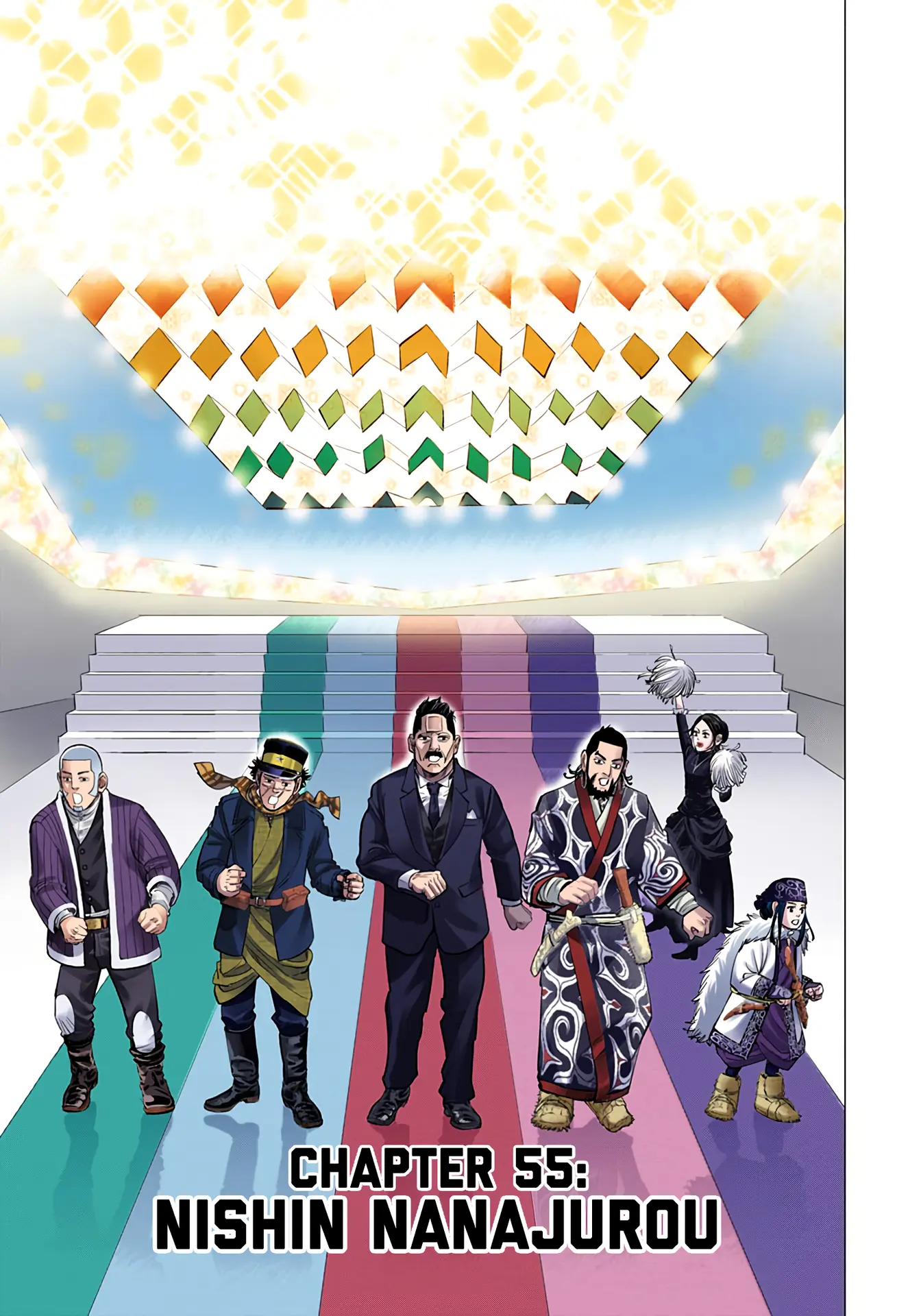 Golden Kamuy - Digital Colored Comics - Vol.6 Chapter 55: Nishin Nanajurou