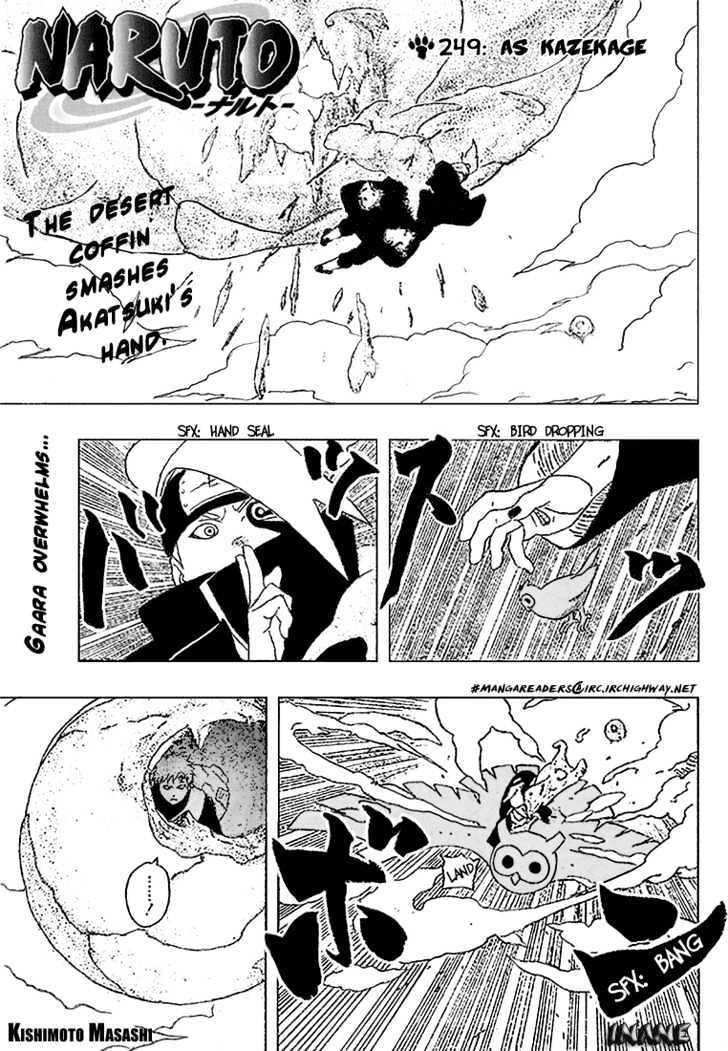 Naruto - Vol.28 Chapter 249 : As Kazekage