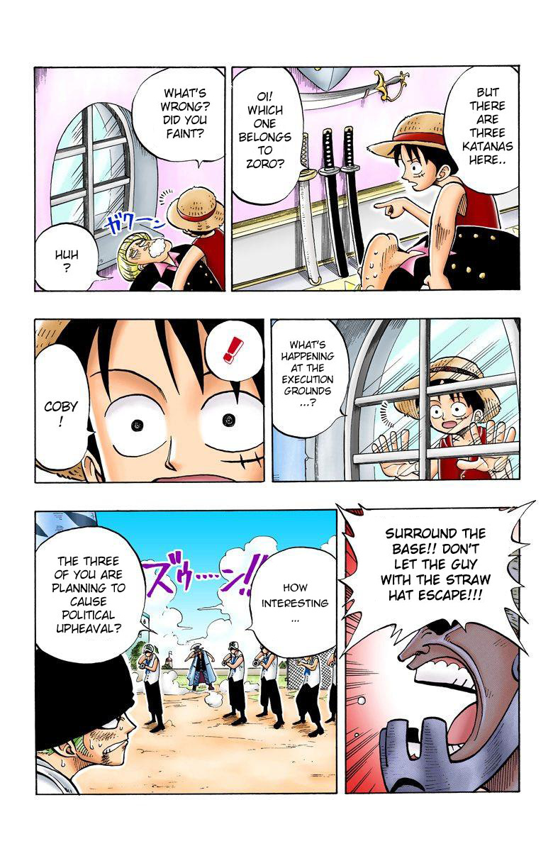 One Piece - Digital Colored Comics - Vol.1 Chapter 5: The Pirate King And The Great Swordsman