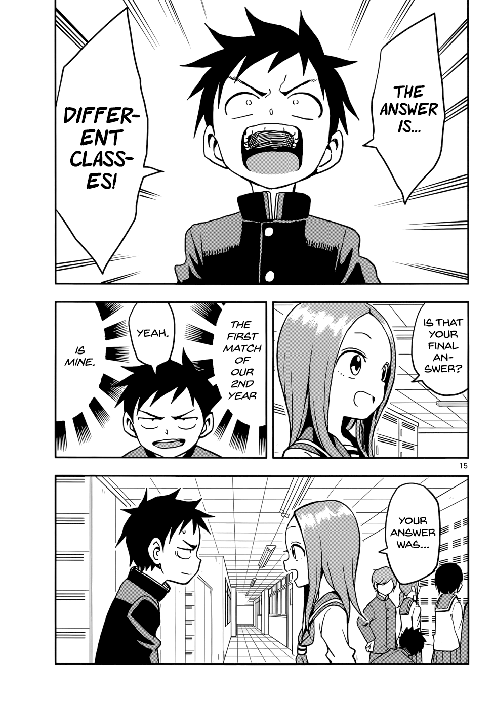 Karakai Jouzu No Takagi-San - Chapter 107: Second Years