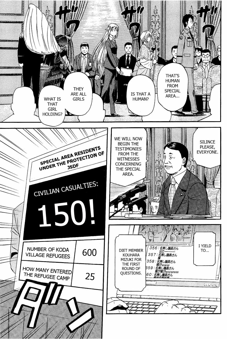 Gate - Jietai Kare No Chi Nite, Kaku Tatakeri - Chapter 18 : The World Greatest National Diet Broadcast